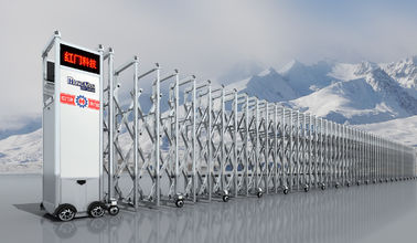 Porta retrátil elétrica da entrada Trackless do governo, porta expansível automática