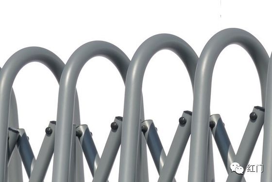 Liga de alumínio automática retrátil industrial de porta de segurança com anti alarme da escalada