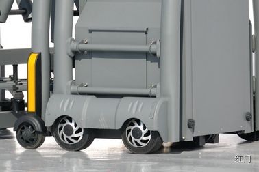 Porta automática da porta da rua dos perfis tubulares Trackless retrátil com o sensor do IR da segurança