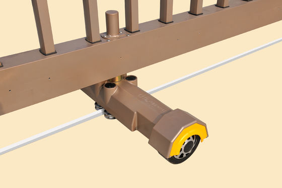 Porta de deslizamento motorizada telescópica automatizada com Anti pilha de foto da escalada