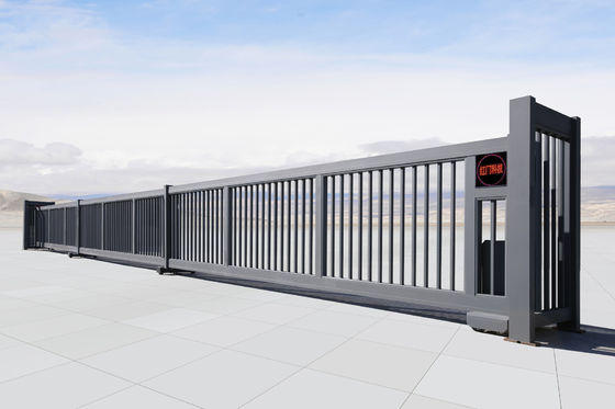 Porta de deslizamento motorizada de Railless auto alumínio telescópico para a escola