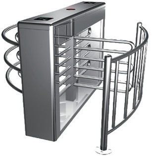 0.2 s RS485 inox tubo rotação automática completa altura torniquete para metrô