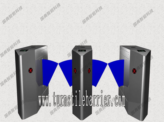 Torniquetes pedestres eletrônicos de controle remoto da porta RFID da barreira da aleta