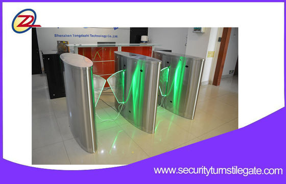 Porta pedestre do torniquete com controle do cartão ou do código de barras da identificação da impressão digital do bilhete para a estação de metro