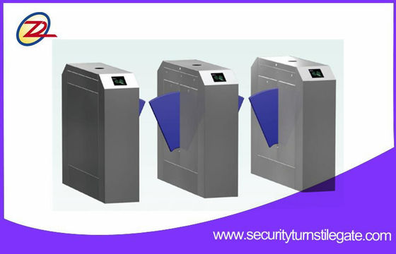 Sistema de aço inoxidável AC220V±10V da entrada de Rfid da porta da barreira da aleta do torniquete