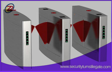 Porta automática completa da barreira de Falp, torniquete da aleta da pista da desvantagem com sistema de Smart Card