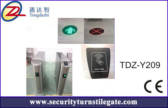 Torniquete bidirecional da porta RFID da barreira da aleta do sistema do bilhete do código de barras para o museu