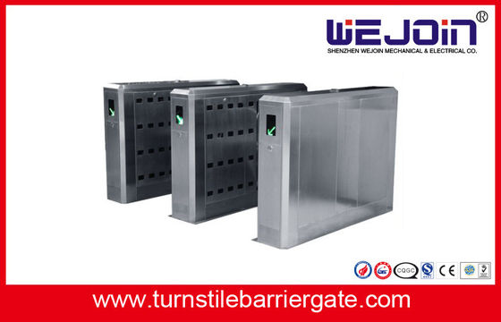 Porta inteligente da barreira da aleta com projeto eletromecânico compacto e tempo de fecho ajustável do Auto-atraso