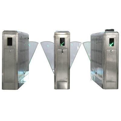 porta de aço inoxidável da barreira da aleta 110V/220V com função da Anti-pedra saliente para estações de metro