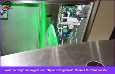 Torniquete automático completo da aleta da gestão do visitante para o sistema do acesso da porta