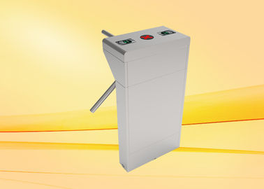 Meia altura do torniquete vertical de aço inoxidável inteligente do tripé com impressão digital + leitor do RFID