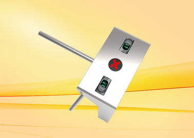 Meia altura do torniquete vertical de aço inoxidável inteligente do tripé com impressão digital + leitor do RFID