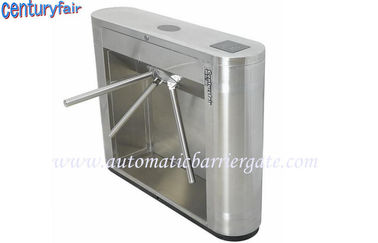 Portas de aço inoxidável do torniquete do tripé para o comparecimento do tempo do supermercado