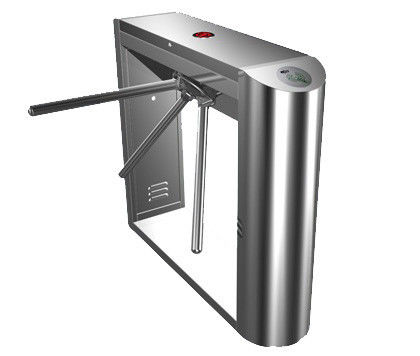 0.2 s dupla direção código de barras em aço inoxidável tripé Turnstile Gate para Museu, Biblioteca