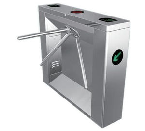 encerram RS485 cartão de identificação # 304 versátil aço inoxidável tripé Turnstile portão para Aeroporto