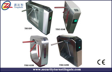 Controlo de acessos Turnstyle da porta do torniquete do tripé do código de barras do indicador do diodo emissor de luz