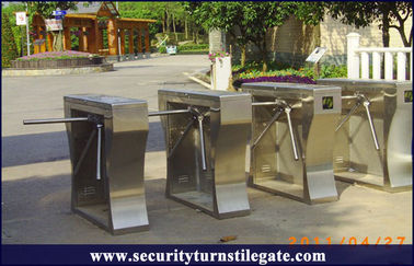 Porta de aço inoxidável do torniquete do tripé do TCP/IP/RFID com sistema ticketing para cénico