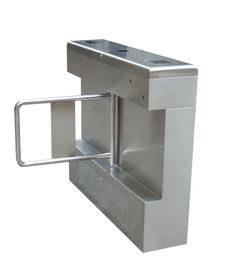 Porta da barreira do balanço do supermercado do OEM, 1,5 torniquete de aço inoxidável da espessura 304