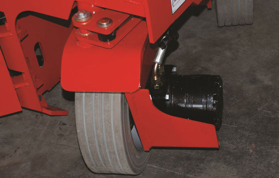 A capacidade elétrica 320kg do elevador da plataforma de trabalho aéreo automotora Scissor o elevador da altura de funcionamento máxima de 13.8m